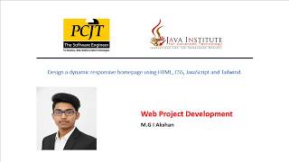 Design a dynamic responsive homepage using HTML, CSS, JavaScript an Tailwind