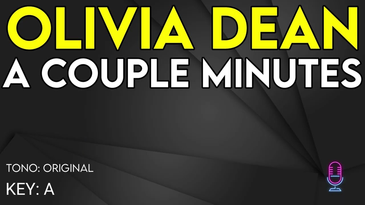 Olivia Dean - A Couple Minutes - Karaoke Instrumental