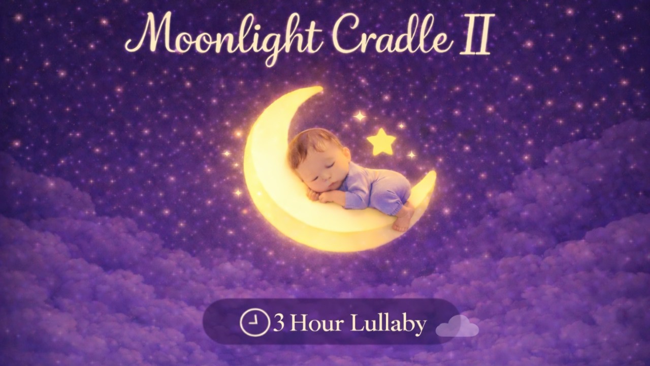 Baby Sleep Music ♫ with Shh Sound 🌙 3 Hours of Soothing Bedtime Songs   | White Noise Lullaby