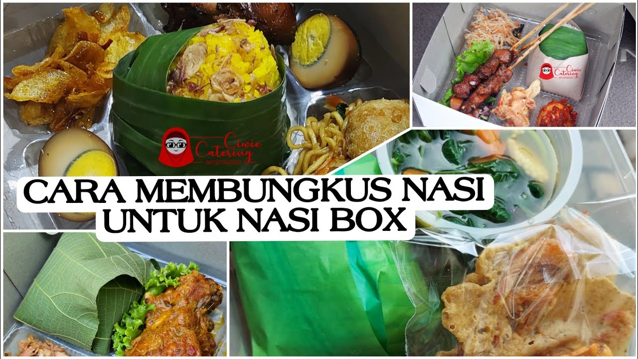 CARA MEMBUNGKUS NASI & ANEKA PEMBUNGKUSNYA 