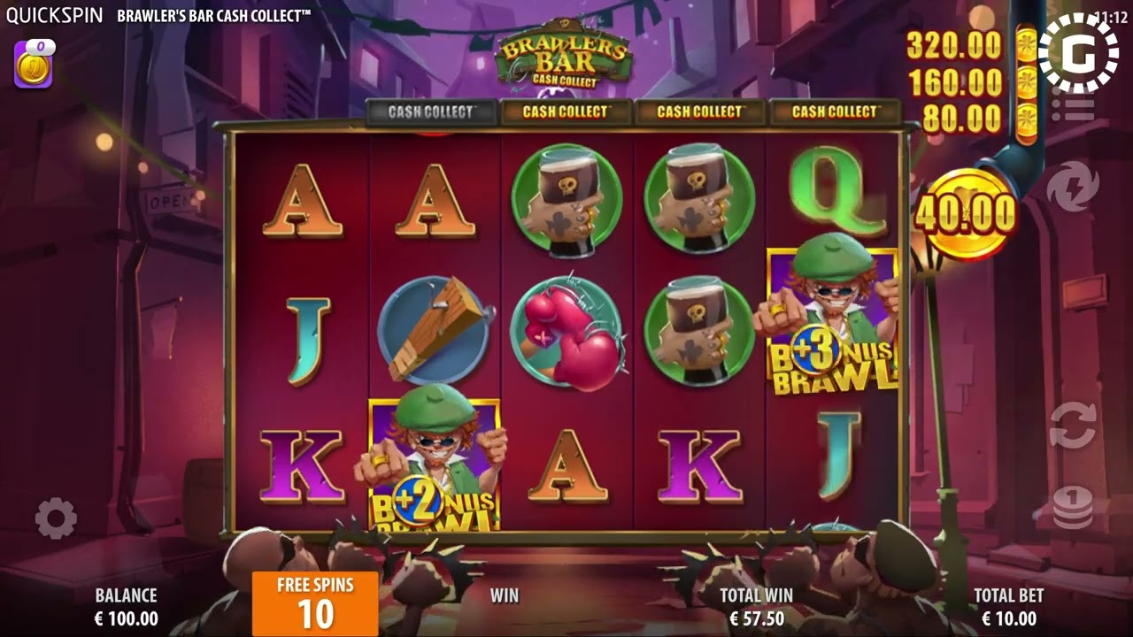 Brawlers Bar Cash Collect by Quickspin Slot Features | GamblerID