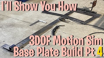 DIY 3.5DOF Motion Simulator Platform Base Plate Build Pt 4