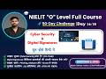 O Level M1-R5 | Day 26: Cyber Security & Digital Signatures | 50-Day Challenge (Hindi)