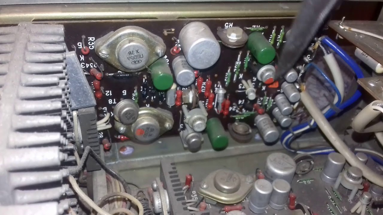 Усилитель Электрон-103-стерео.(что внутри) - YouTube