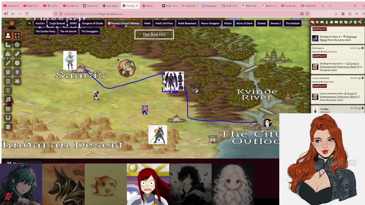 The Random Cast:  The Saadis Rebellion,  Arc 3 - Session 031