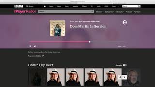 Dom Martin on BBC Radio 2 Blues Show 17.9.18