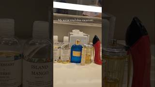 Fragrance I packed for weekend vacation #perfumecollector #fragrancelover