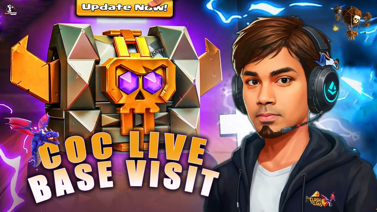 Clash of Clans Live Stream Base Review & Tips | COC LIVE Treasure Chest Opening 