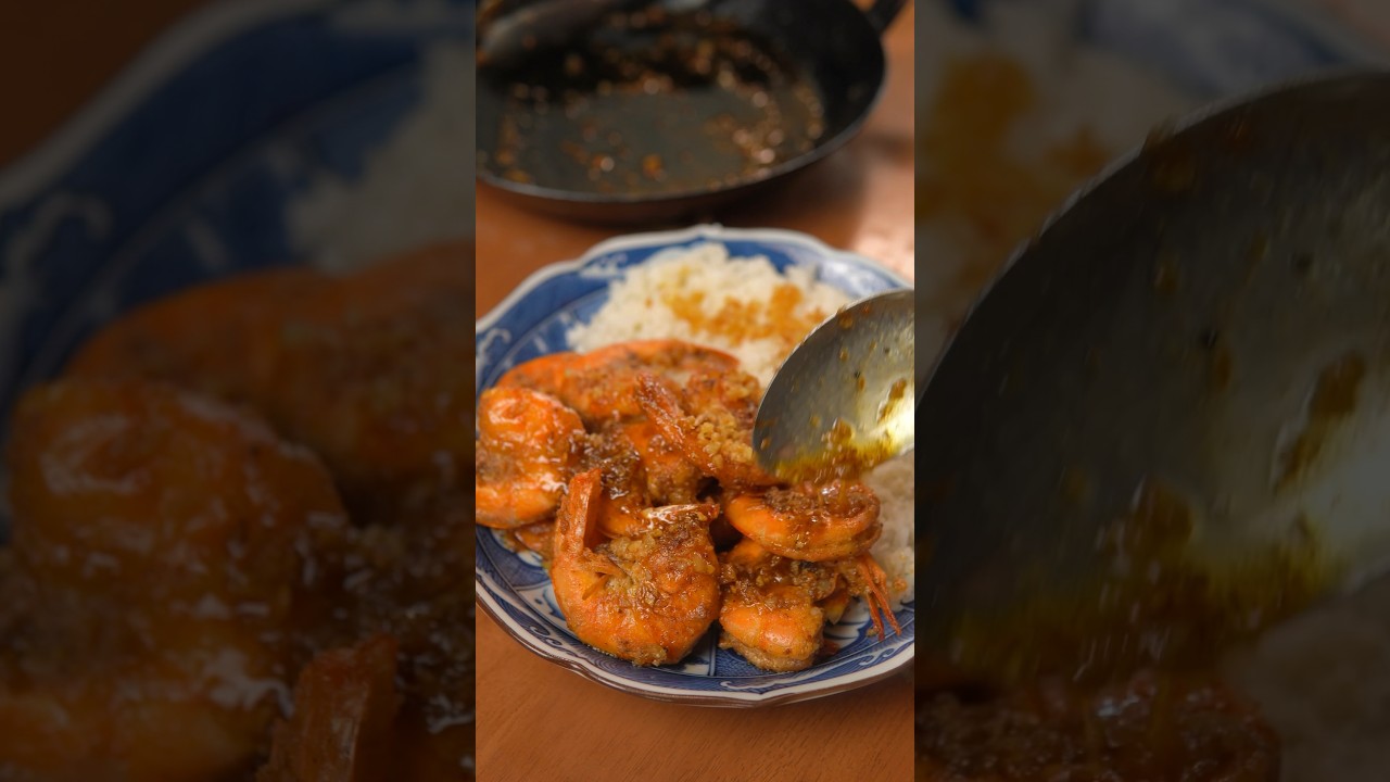 Hawaiian Garlic Shrimp