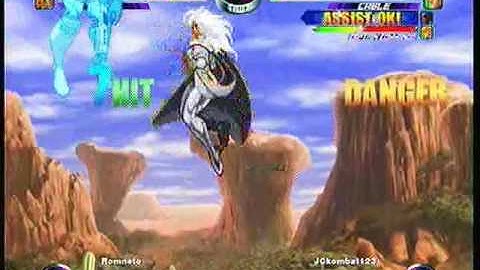 MvC2 Online (360): Storm Comeback vs 3 characters - Brett (MSP) vs JCKombat (Scrub) 9 .:4.21.10:.