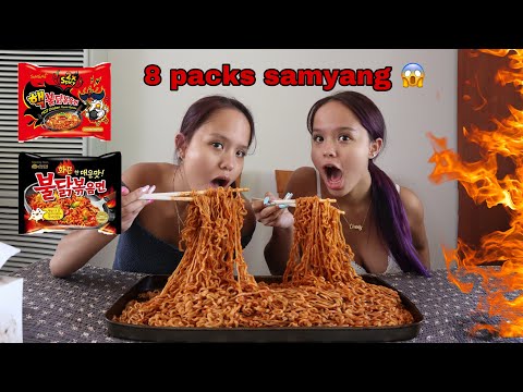 8 BUNGKUS SPICY SAMYANG CHALLENGE (auto sakit perut)