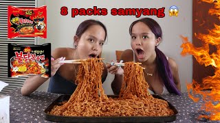 8 BUNGKUS SPICY SAMYANG CHALLENGE (auto sakit perut)