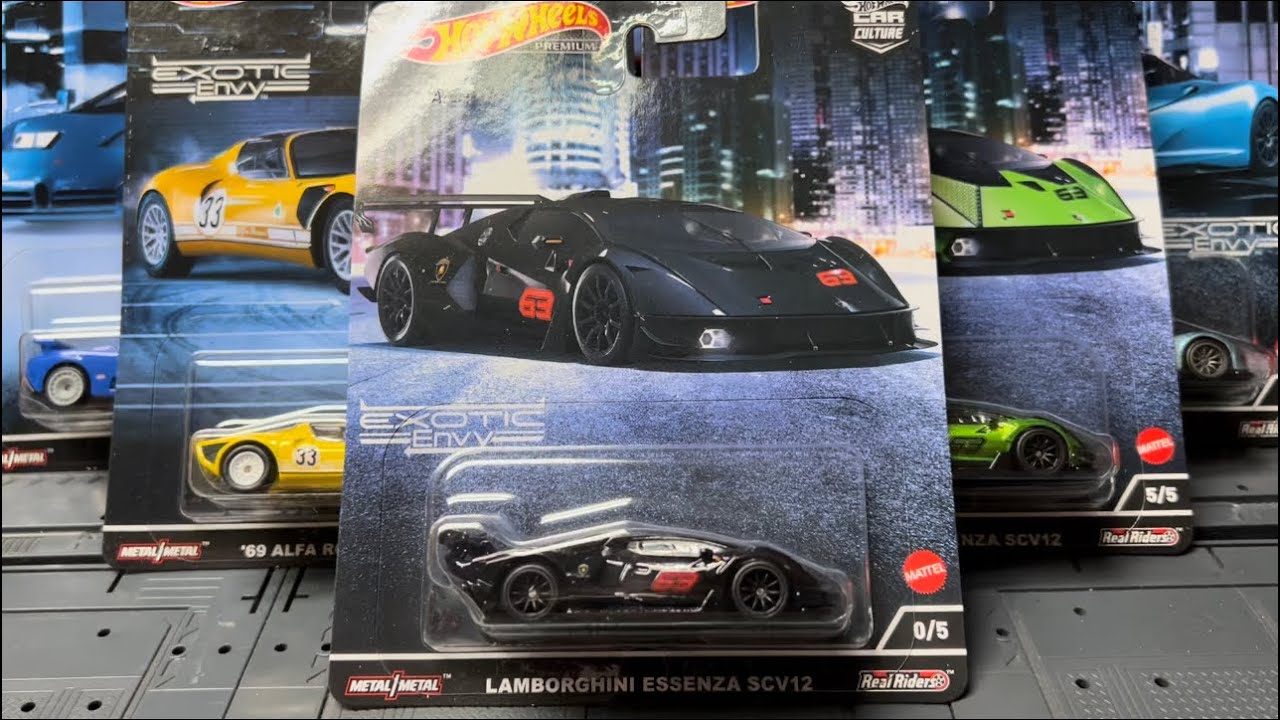 Hot Wheels Premium CAR CULTURE EXOTIC ENVY! Got Me A Chase Car! YouTube