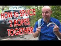 How to SPLICE 2 ROPES TOGETHER - Winch rope or other synthetic rope!