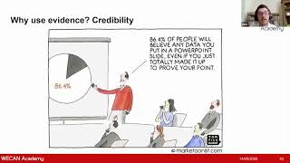 The reason why patient advocates need to generate evidence.