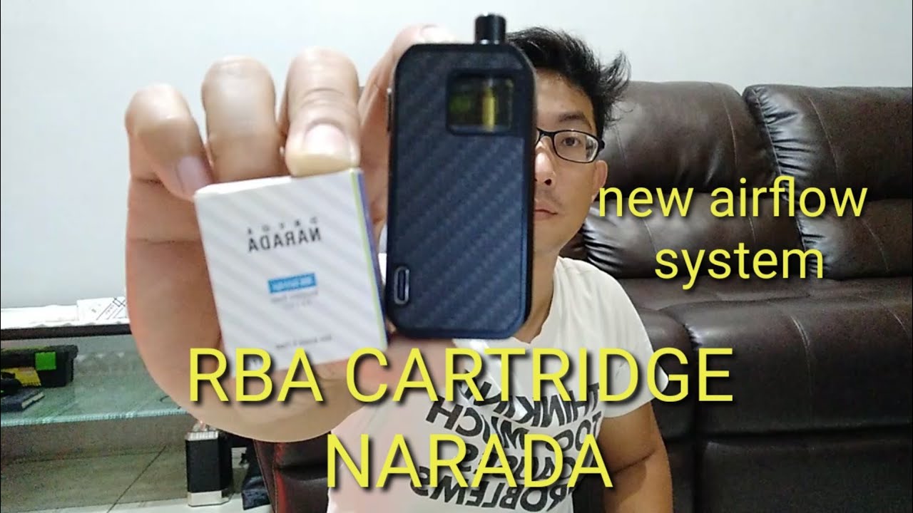 Druga narada RBA cartridge new airflow system cara build coil