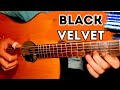 Black Velvet - fingerstyle guitar! Alannah Myles / Alex Mercy