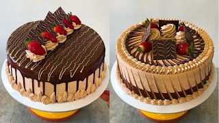 tutorial para decorar pasteles con chocolate | pasteles con ganache de chocolate