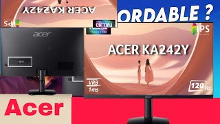 Acer Monitor KA2 Unboxing \& Review