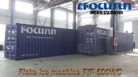 50 Tons Containerized Flake Ice Machine FIF-500WC