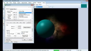 Paint.Net: Abstract Spacescape wallpaper