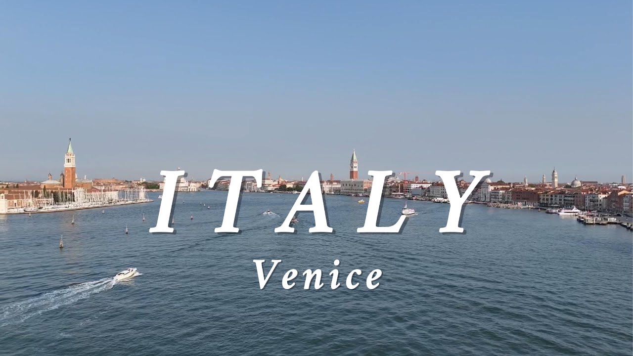 FLYING OVER Venice ITALY