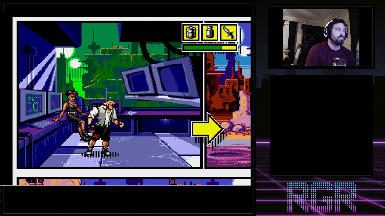 Comix Zone - no damage airplane throws