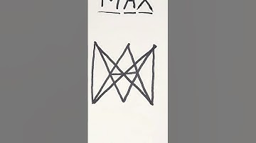 MAX name art / logo design #shorts #logo