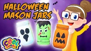 halloween monster mason jars halloween craftscrafty carolcrafts for kidscartoons for kids