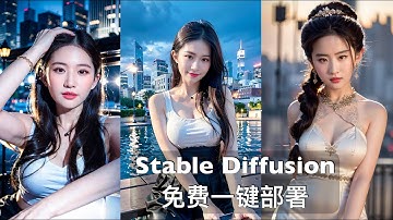 免费一键部署Stable Diffusion在Google Colab上, 分分钟生成一大堆美女, Lora、ControlNet教学