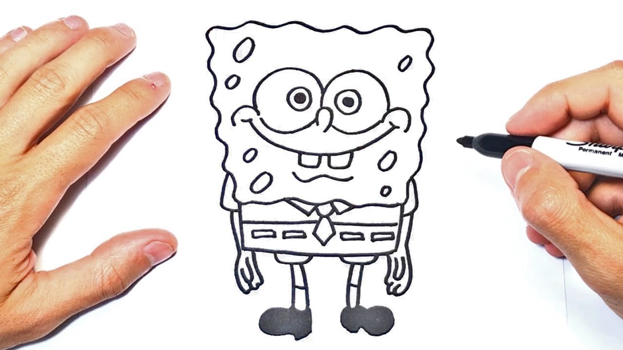 Top 79+ imagen bob esponja dibujos faciles