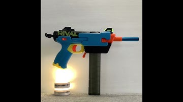 MODIFIED Nerf Rival Fate - FPS TEST - With The Worker Half Dart Mod Kit!  #shorts #nerf #nerfmod