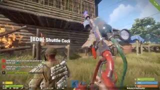 Rust - 12 Story Base Burning