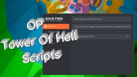 *NEW* Tower Of Hell Script Hack Auto Wins / Remove Anti Cheat / Fly / Infinite Yield |