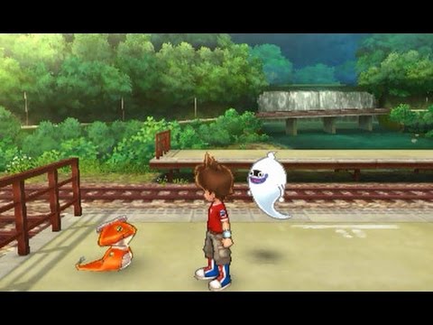 妖怪ウォッチ2 ロボノコをたにあい駅で見つけました!