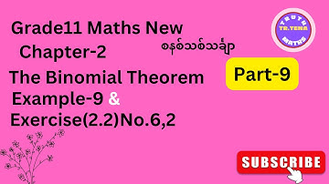 Grade11 math chapter2,binomial theorem grade11,tena