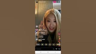 Rosé Instagram Live 191206 ft Ella, Jisoo & Yeri