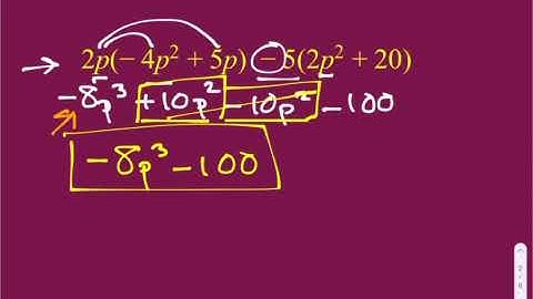 Alg 8-2 Multiplying a Polynomial by a Monomial with Simplifying