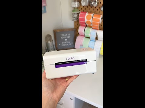 Rollo thermal printer hacks #thermalprinters #businesshack #shippinghack #stickerprinter