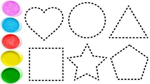 Shapes Drawing For Kids | Learn 2D Shapes | Preschool Learning | Colors For Kids | Shapes Name