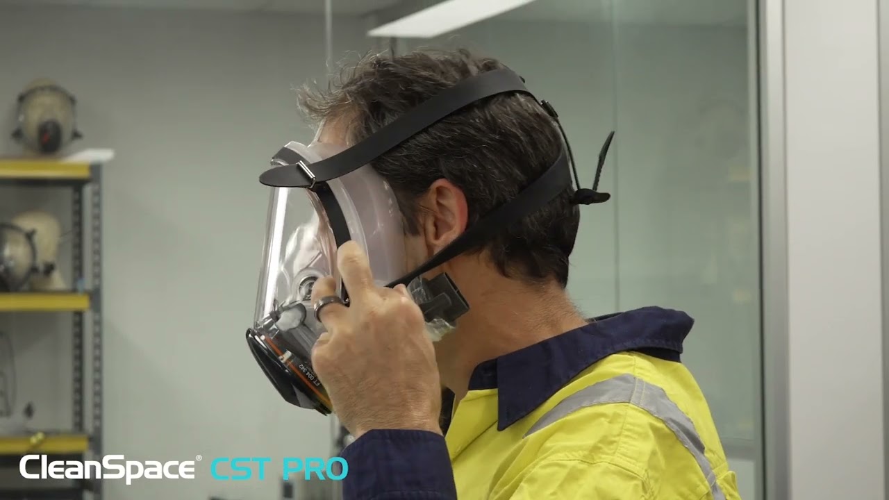 CleanSpace® CST PRO | Mise en place avec le masque complet