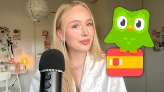 ASMR en español | learning spanish with duolingo pt. 3 screenshot 3