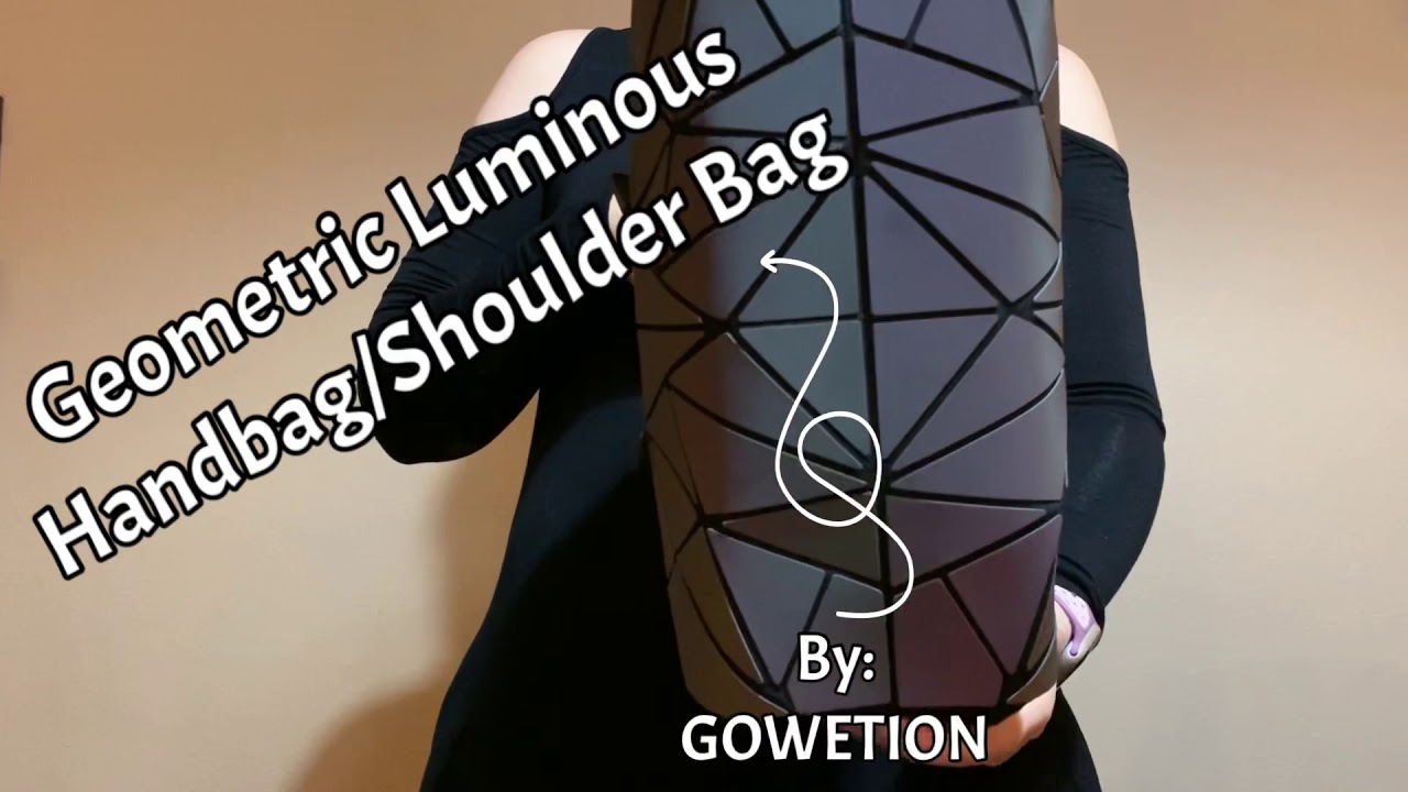Women's Geometric Luminous Handbag & Shoulder Bag-- By: GOWETION
