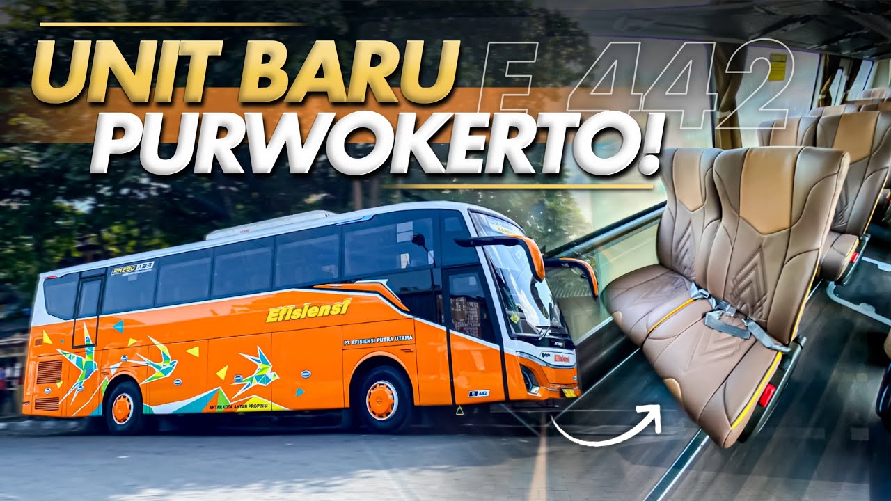 [ UNIT BARU! ] PURWOKERTO-JOGJA PALING REKOMENDED 😍‼️- Trip Efisiensi E442 Purbalingga-Jogja 