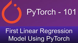 7. Linear regression model in PyTorch