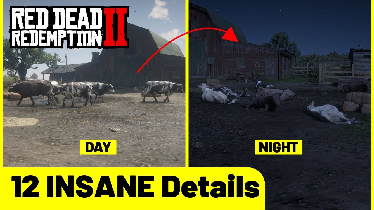 Insane Small Details in Red Dead Redemption 2 (RDR2 Small Details Part ...