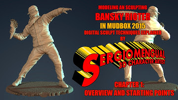 Mudbox Digital Sculpture Video Course: The Bansky Rioter- Part1