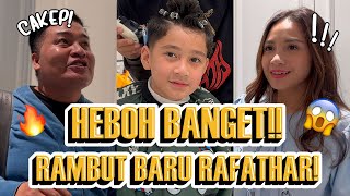 GANTENG!!!! HASIL FOTONG RAMBUT ALA RAFATHAR!!!