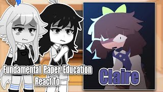 Fundamental Paper Education Students React To Fpe | Gacha Club | Full Video