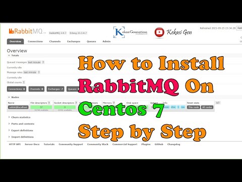 Video: Bagaimana cara menghapus RabbitMQ di CentOS 7?
